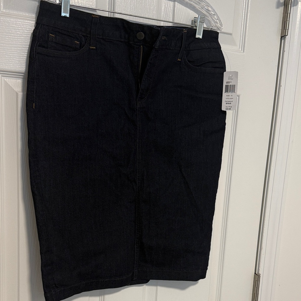 NYDJ Dark Denim Skirt Size 10